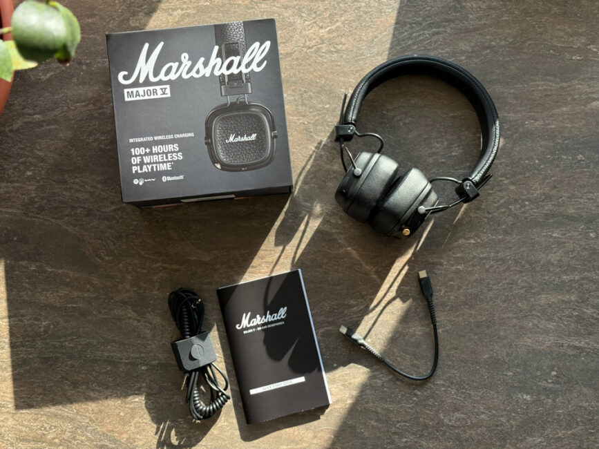 Marshall Major V package comtents