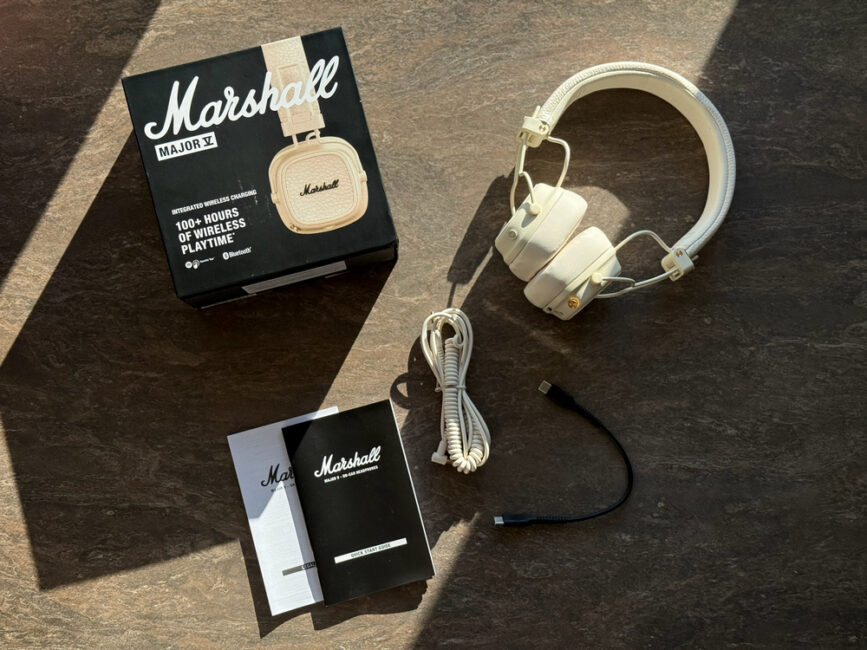 Marshall Major V package comtents