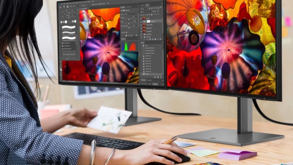 A monitor with correct color reproduction