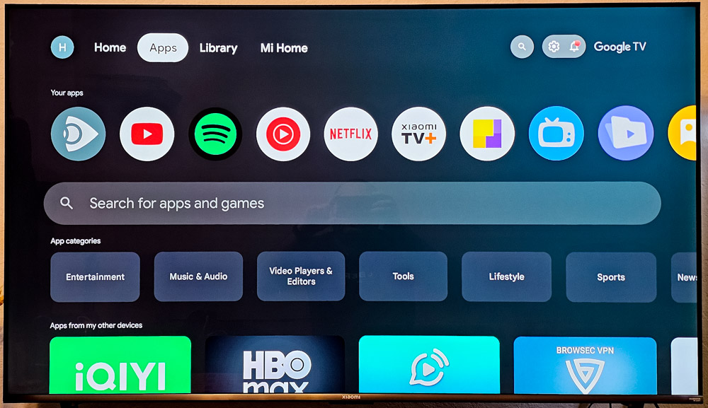 Xiaomi TV S Pro Mini LED 55 - Google TV