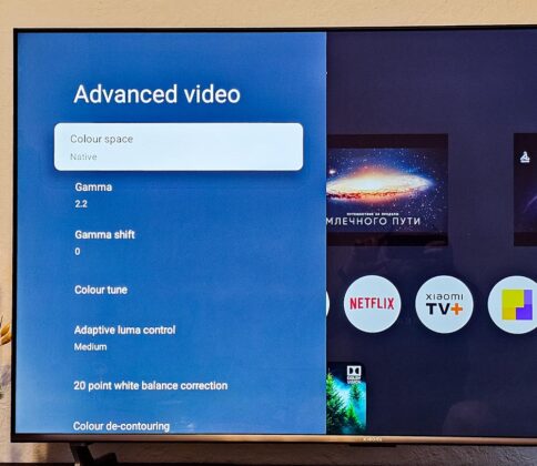 Xiaomi TV S Pro Mini LED 55 - Settings