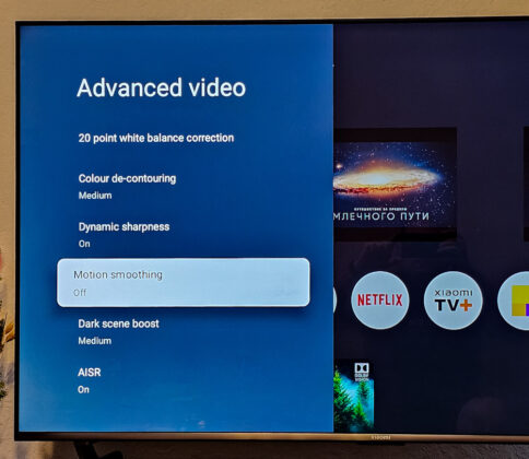 Xiaomi TV S Pro Mini LED 55 - Settings