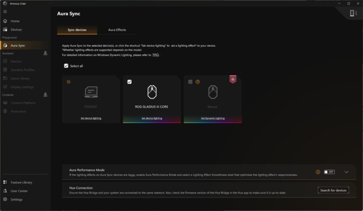 ASUS ROG GLADIUS III CORE