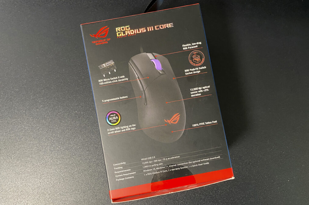 ASUS ROG GLADIUS III CORE