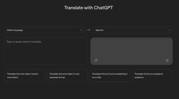 ChatGPT Translate ChatGPT Translate