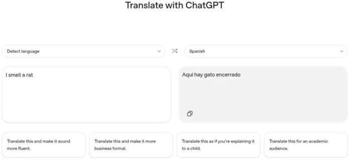 ChatGPT Translate ChatGPT Translate