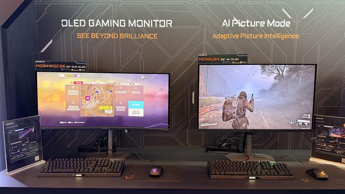 GIGABYTE OLED Monitor CES 2026