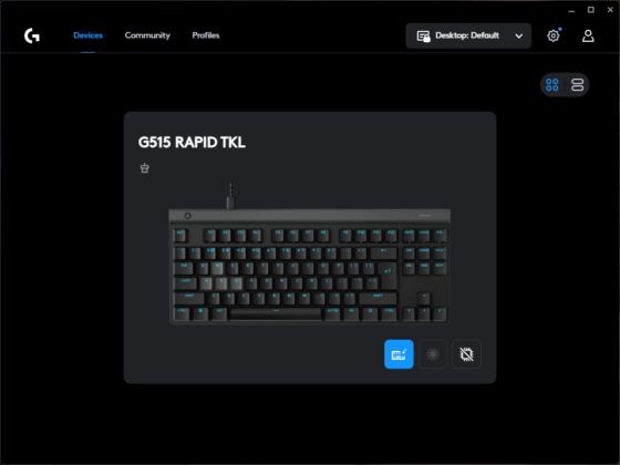 Logitech G HUB - G515 RAPID TKL
