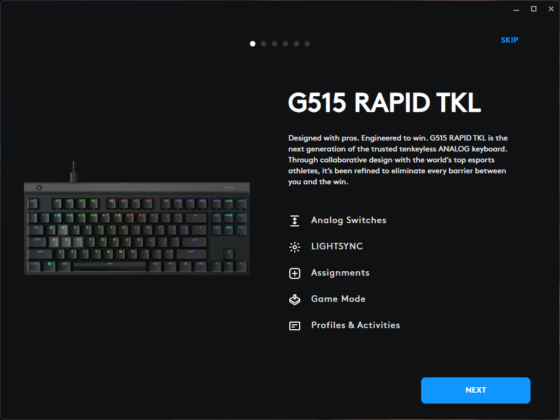 Logitech G HUB - G515 RAPID TKL