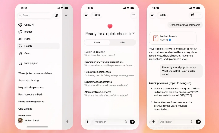 OpenAI ChatGPT Health OpenAI ChatGPT Health