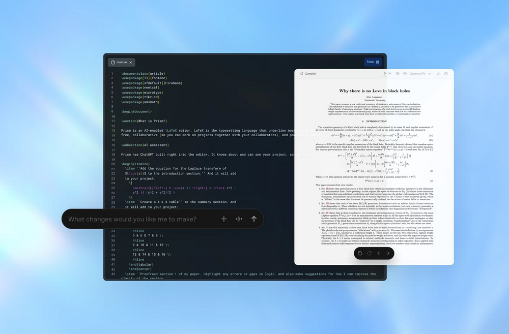 OpenAI Prism OpenAI Prism