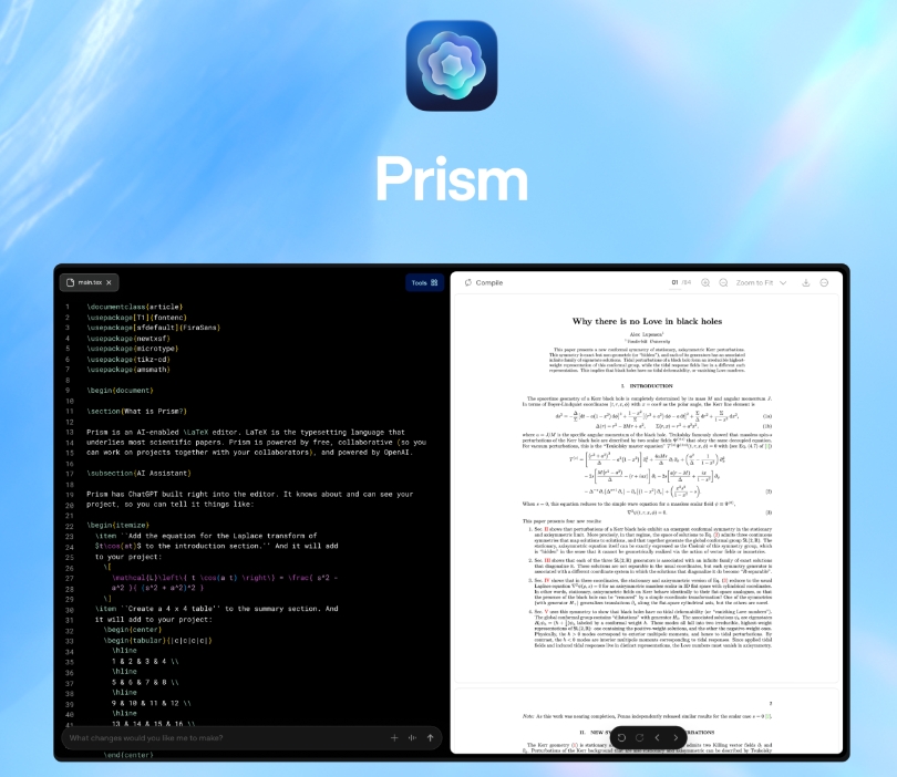OpenAI Prism OpenAI Prism