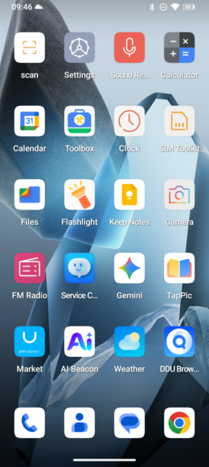 Oukitel WP55 Pro interface