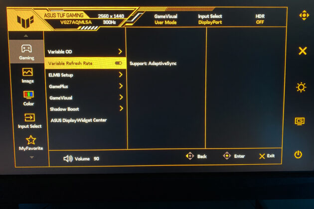 ASUS TUF Gaming VG27AQML5A