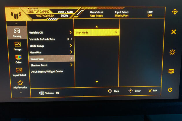 ASUS TUF Gaming VG27AQML5A