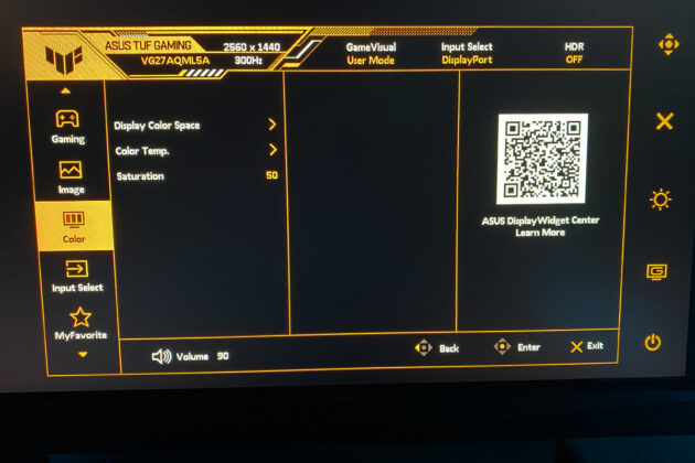ASUS TUF Gaming VG27AQML5A