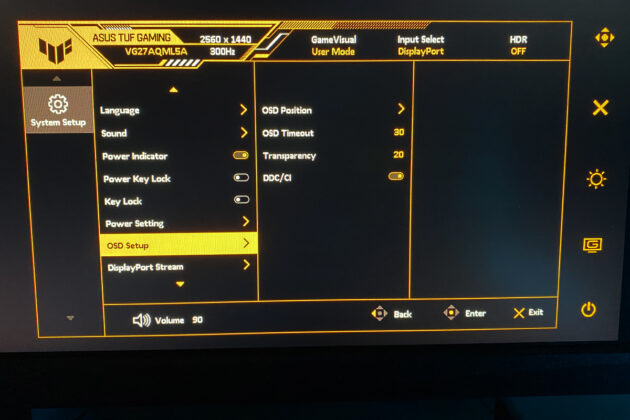 ASUS TUF Gaming VG27AQML5A