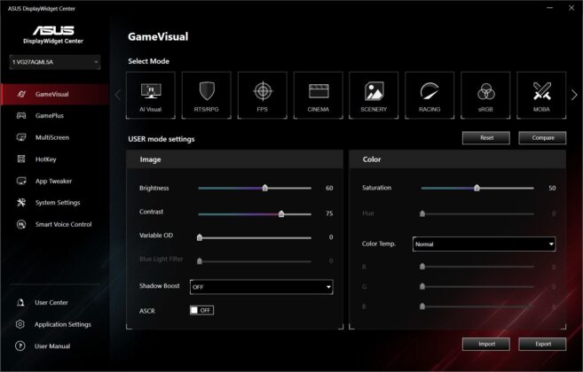 ASUS TUF Gaming VG27AQML5A