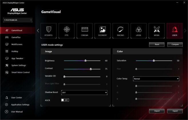 ASUS TUF Gaming VG27AQML5A