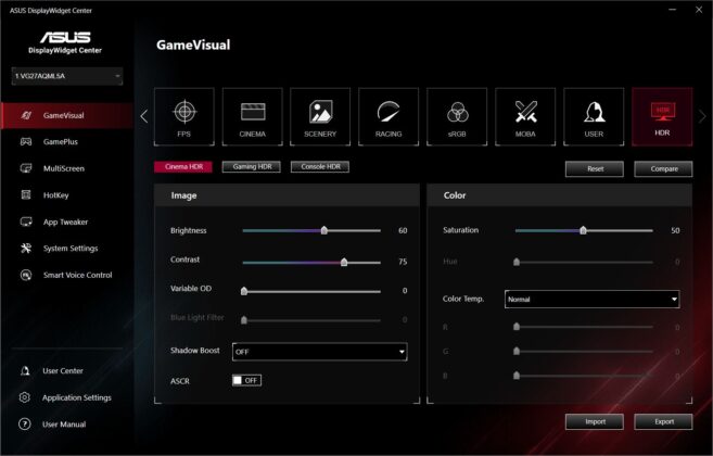 ASUS TUF Gaming VG27AQML5A