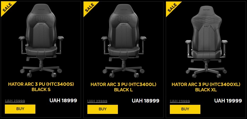 HATOR Arc 3 PU - All sizes: S vs L vs XL HATOR Arc 3 PU - All sizes: S vs L vs XL