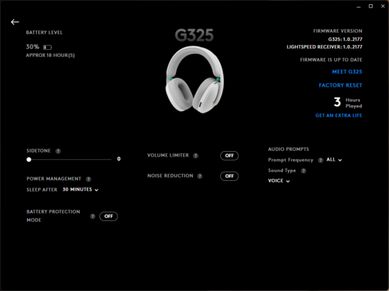 Logitech G325 - G HUB