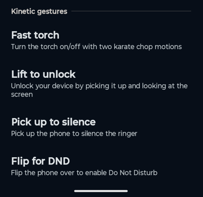 Moto Actions