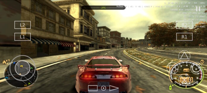 NetherSX2 NFS: Most Wanted on the HONOR Magic 7 Pro
