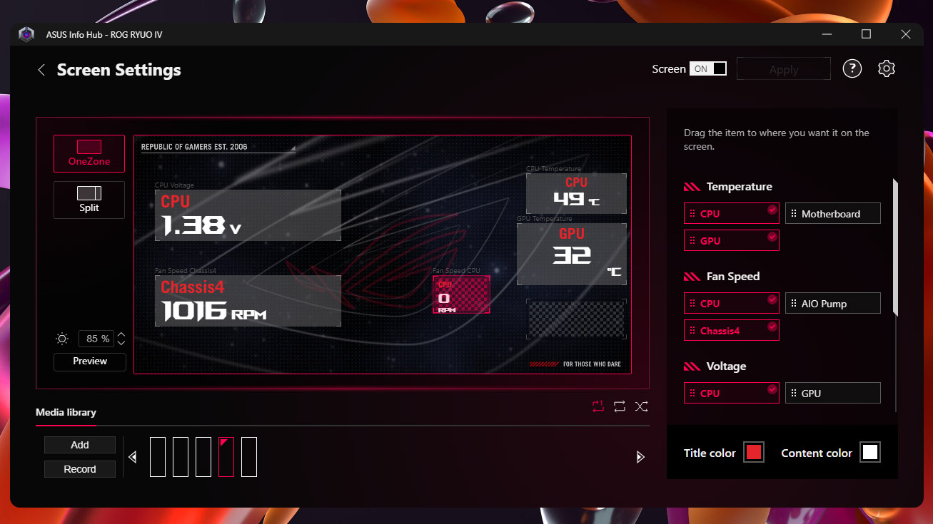 ASUS ROG RYUO 4 SLC 360 RGB 35 ASUS ROG RYUO 4 SLC 360 RGB 35