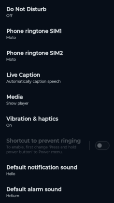 Motorola Moto G06 Power sound