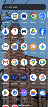 Motorola Moto G06 Power interface