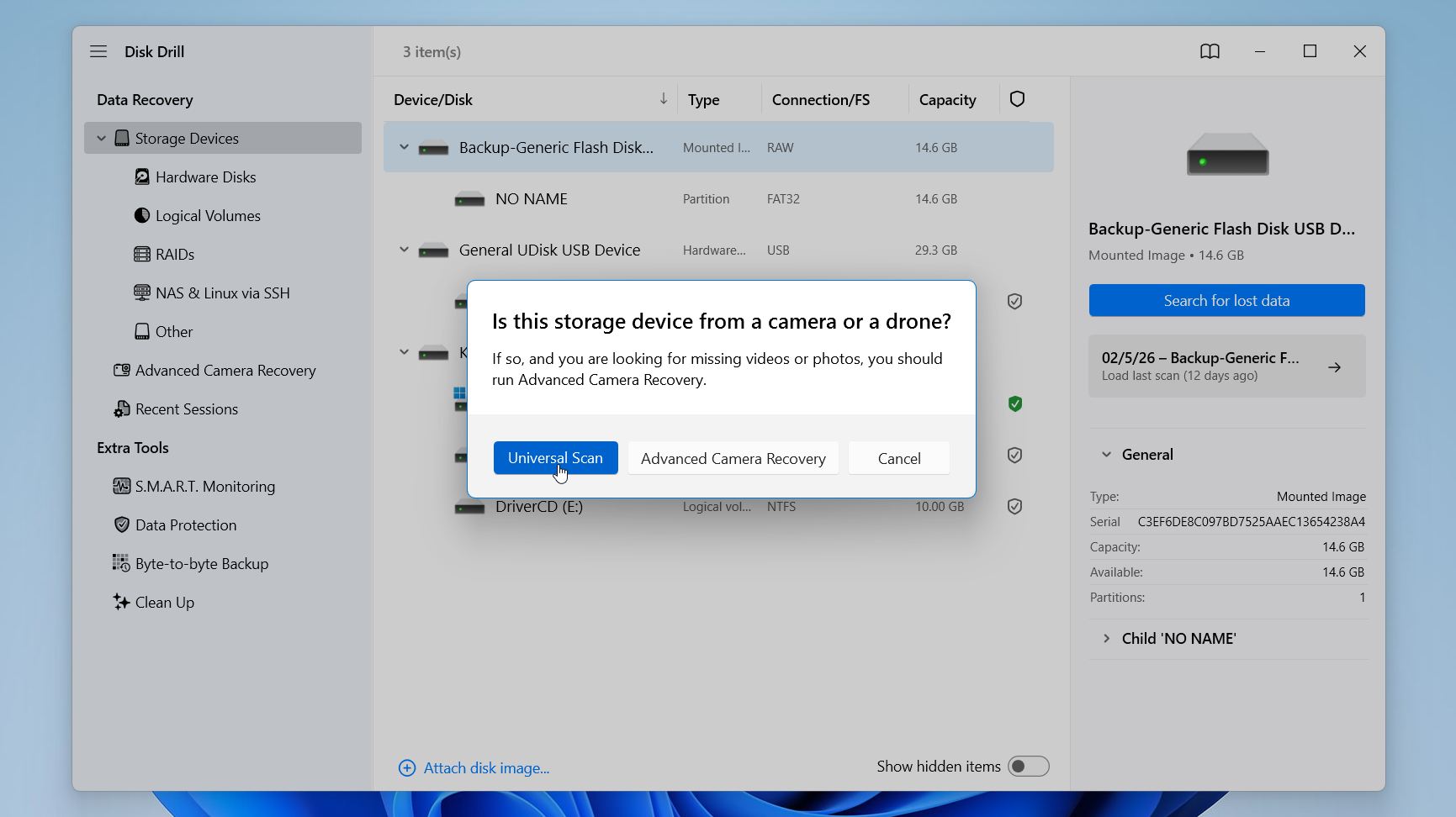 Advanced Camera Recovery Advanced Camera Recovery