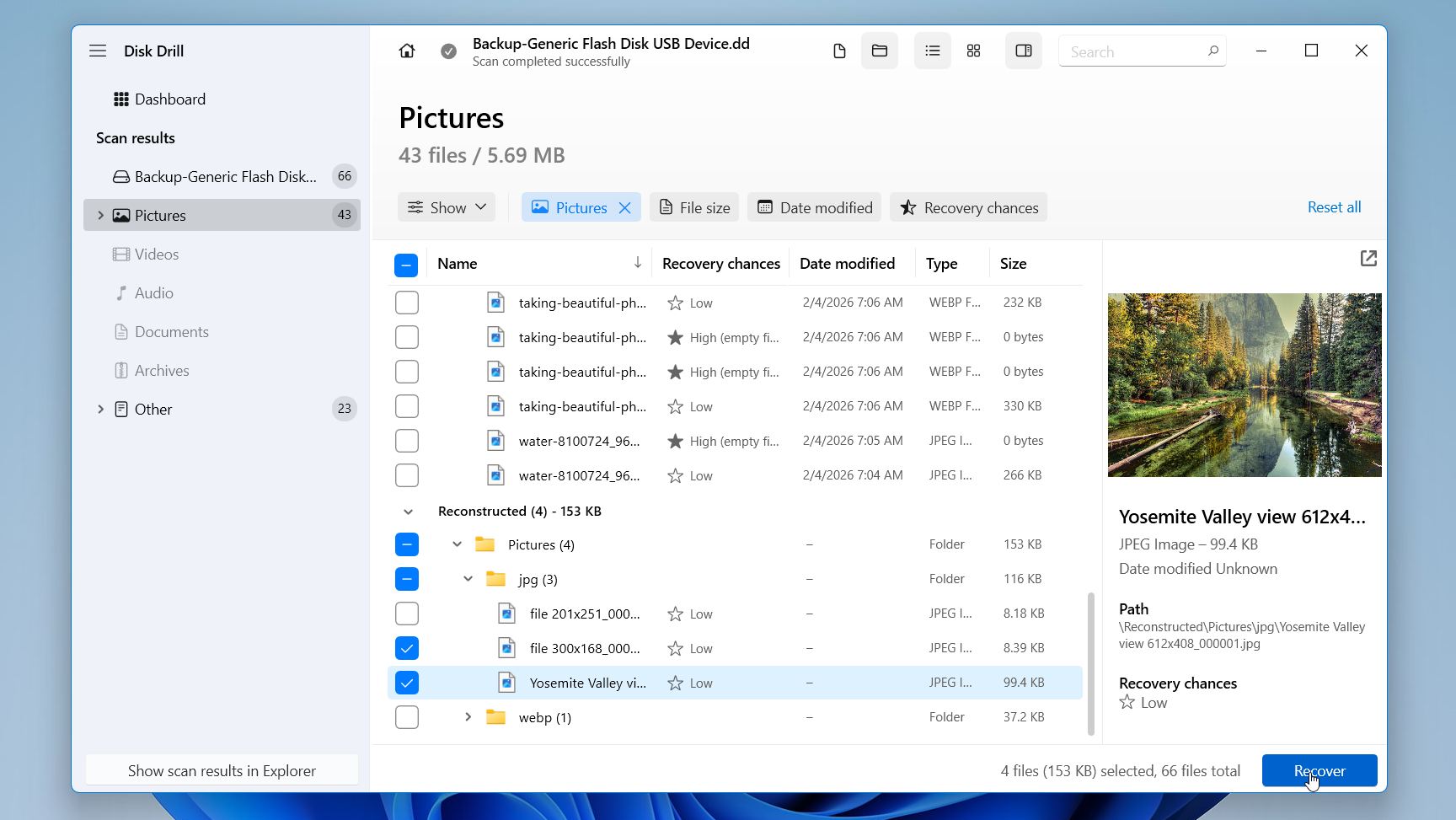 Select the files you want to recover and click Next Select the files you want to recover and click Next