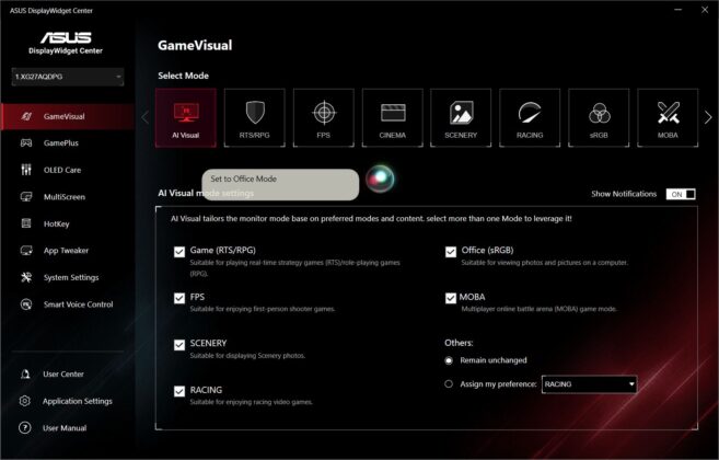 ASUS ROG Strix OLED XG27AQDPG