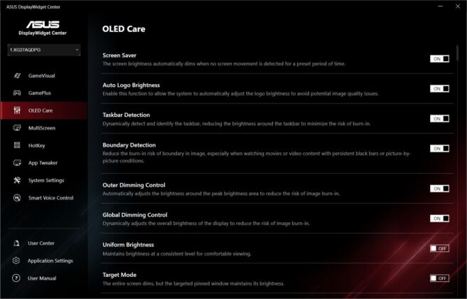 ASUS ROG Strix OLED XG27AQDPG