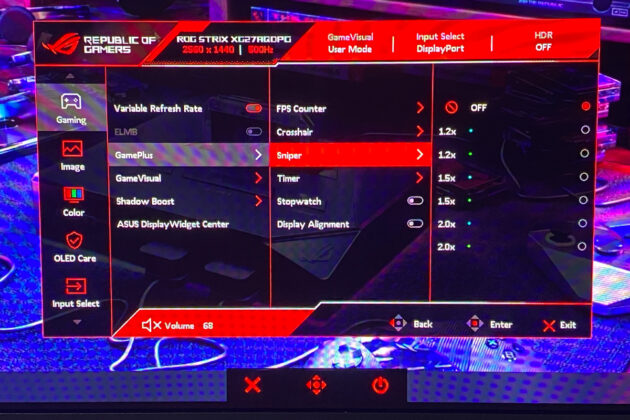 ASUS ROG Strix OLED XG27AQDPG