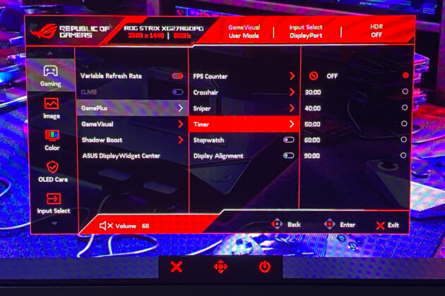 ASUS ROG Strix OLED XG27AQDPG