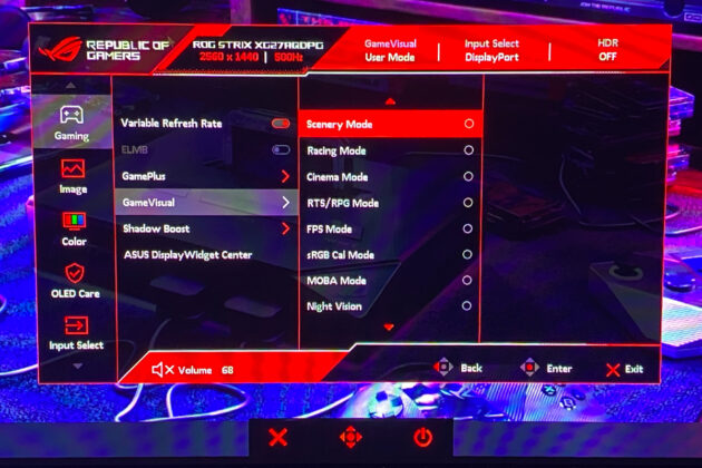 ASUS ROG Strix OLED XG27AQDPG
