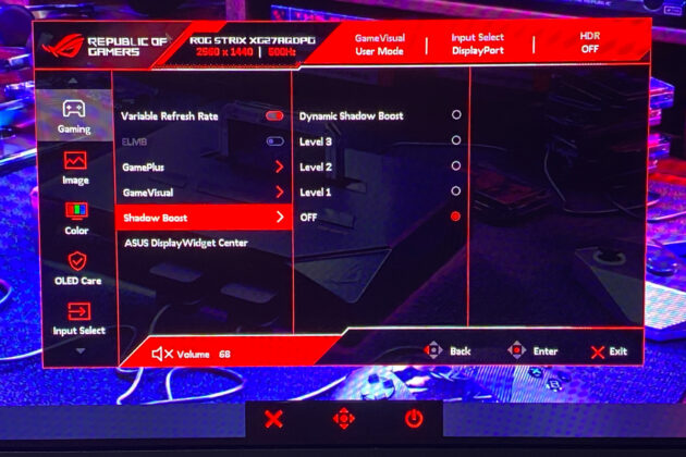ASUS ROG Strix OLED XG27AQDPG