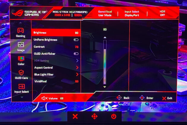 ASUS ROG Strix OLED XG27AQDPG
