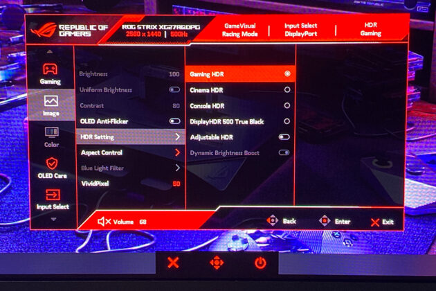 ASUS ROG Strix OLED XG27AQDPG