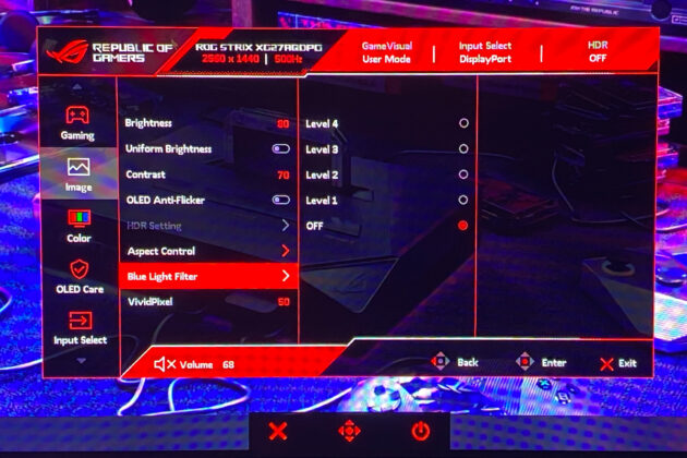 ASUS ROG Strix OLED XG27AQDPG
