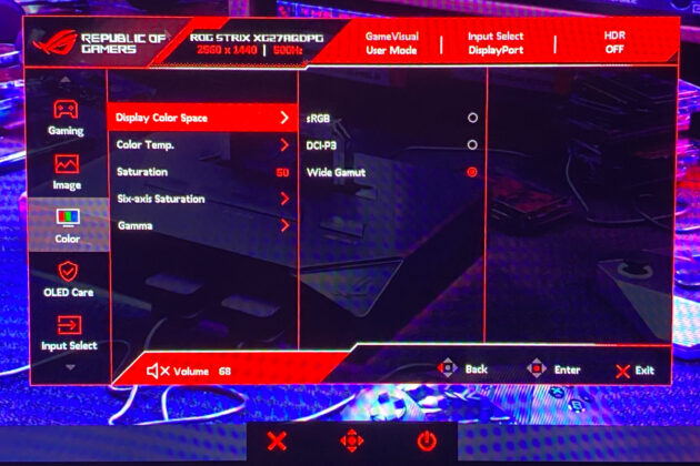 ASUS ROG Strix OLED XG27AQDPG