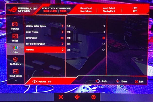 ASUS ROG Strix OLED XG27AQDPG