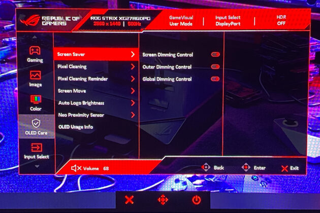 ASUS ROG Strix OLED XG27AQDPG