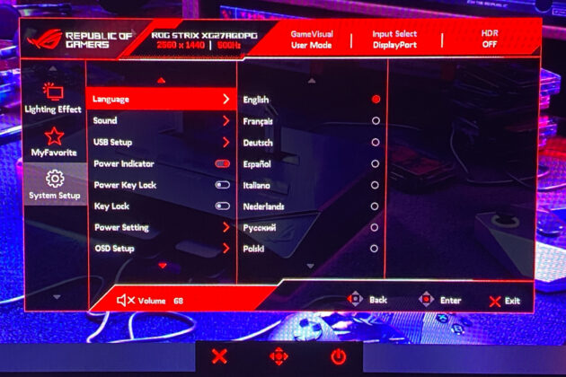 ASUS ROG Strix OLED XG27AQDPG