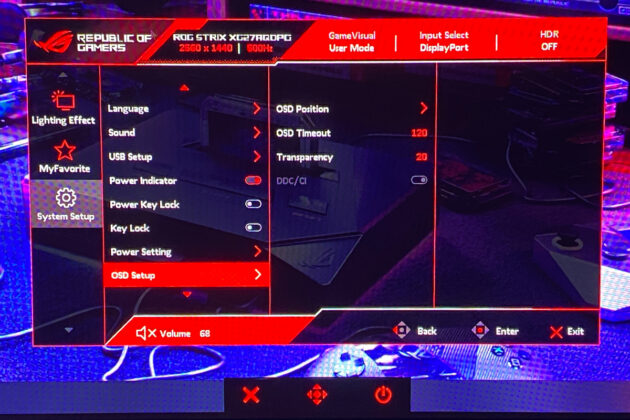 ASUS ROG Strix OLED XG27AQDPG