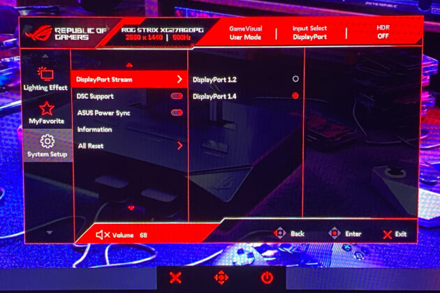 ASUS ROG Strix OLED XG27AQDPG