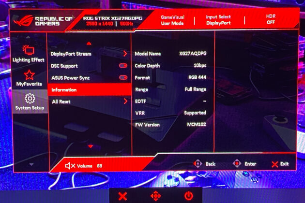 ASUS ROG Strix OLED XG27AQDPG