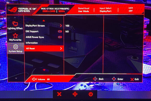 ASUS ROG Strix OLED XG27AQDPG